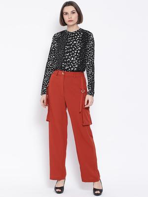 high rise cargo pants - 17169563 - Standard Image - 4