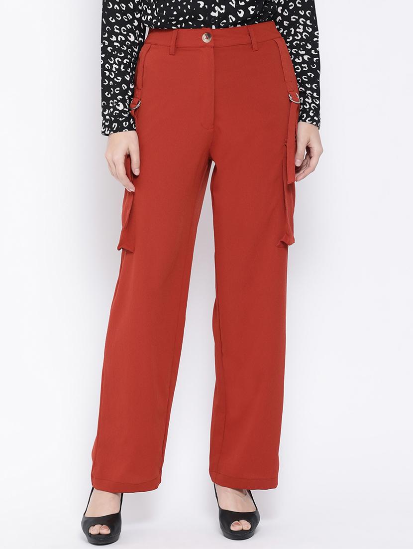 high rise cargo pants - 17169563 - Zoom Image - 1