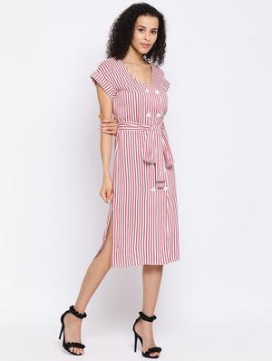 double breasted striped dress - 17169572 - Standard Image - 2