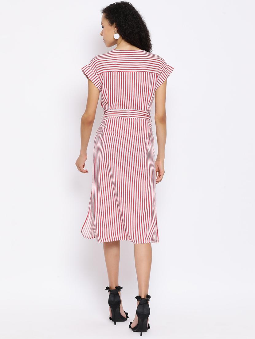 double breasted striped dress - 17169572 - Zoom Image - 4