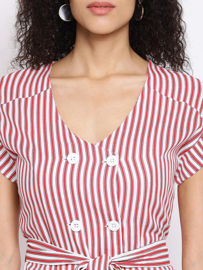 double breasted striped dress - 17169572 - Zoom Image - 5