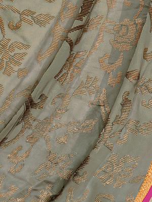 embroidered churidaar suits unstitched suit - 17170371 - Standard Image - 4
