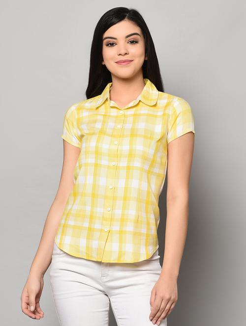 short sleeves checkered shirt - 17170826 - Very Small Image - 1