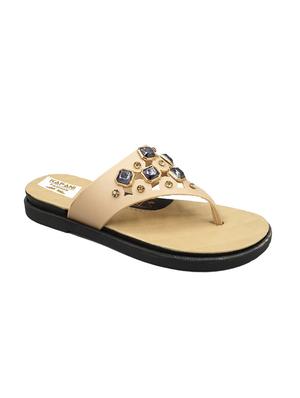 yellow toe separator slippers - 17170862 - Standard Image - 2