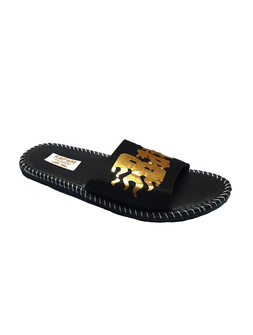 gold slip on flip flops - 17170872 - Zoom Image - 2