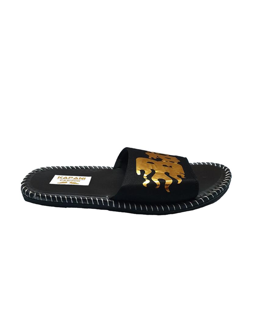gold slip on flip flops - 17170872 - Zoom Image - 3
