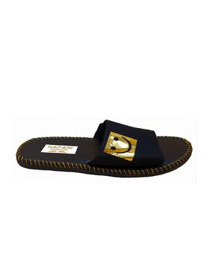 black slip on flip flops - 17170875 - Standard Image - 3