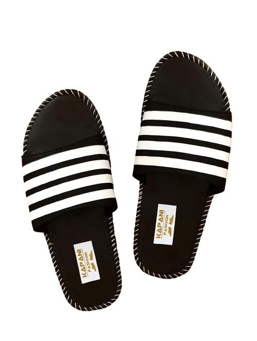 black slip on flip flops - 17170879 - Standard Image - 1