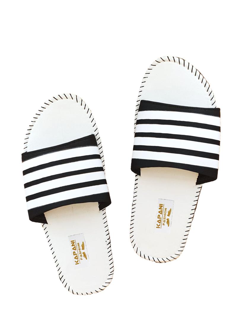 white slip on flip flops - 17170880 - Zoom Image - 1