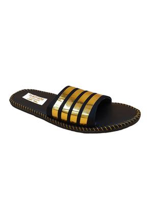 gold slip on flip flops - 17170881 - Standard Image - 2