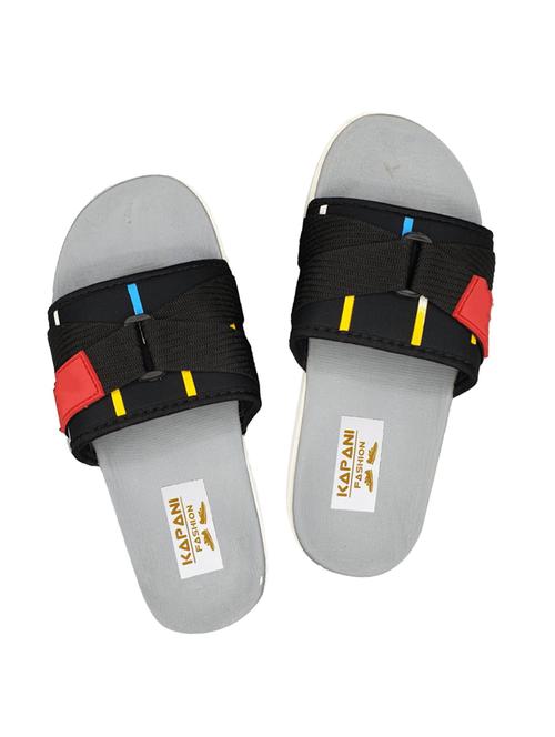 grey slip on flip flops - 17170887 - Standard Image - 1