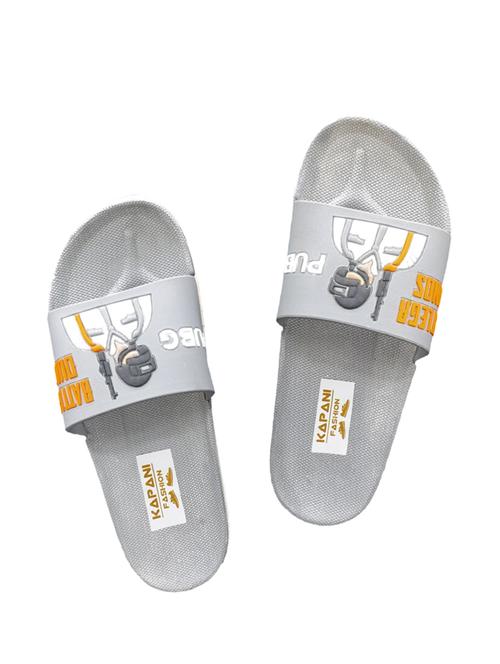 grey rubber slippers & flip flop - 17170895 - Standard Image - 1