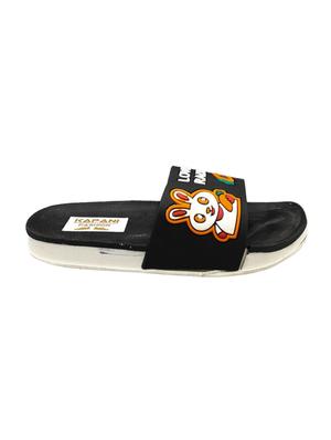 black rubber slippers & flip flop - 17170900 - Standard Image - 3