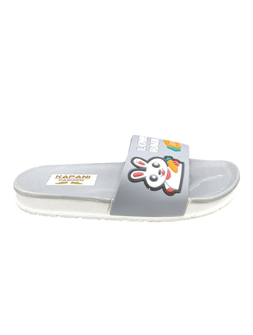 grey rubber slippers & flip flop - 17170901 - Zoom Image - 3