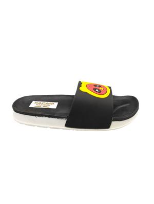 black rubber slippers & flip flop - 17170903 - Standard Image - 3