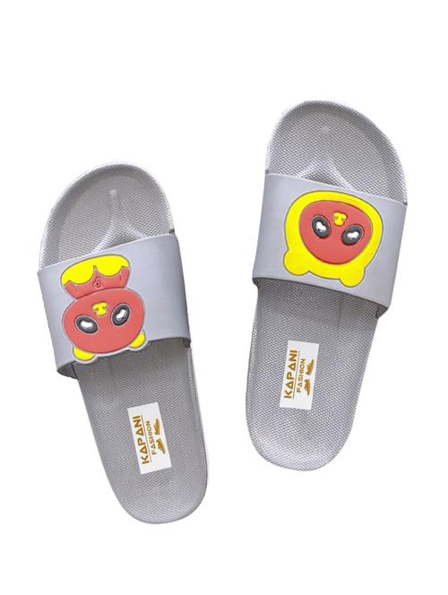 grey rubber slippers & flip flop - 17170904 - Standard Image - 1