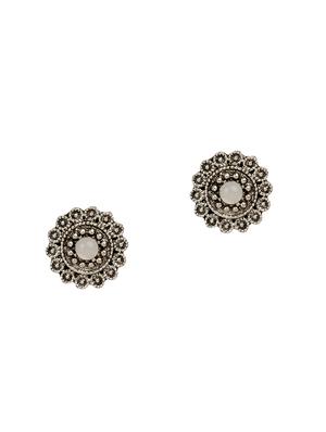 silver polycarbonate earrings jewellery - 17170919 - Standard Image - 2