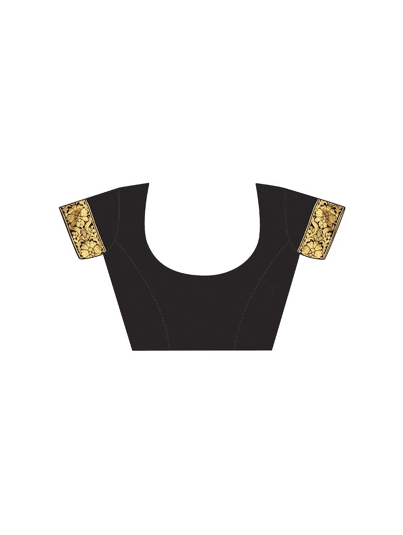 self design half & half saree with blouse - 17171044 - Zoom Image - 3