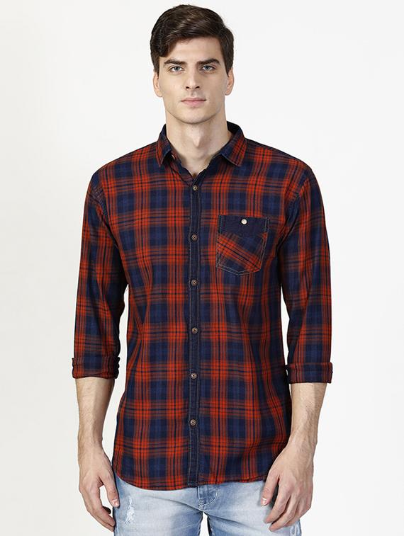 red checkered casual shirt - 17171307 - Zoom Image - 1