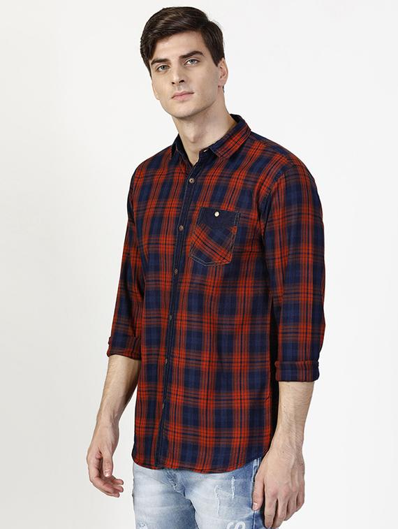 red checkered casual shirt - 17171307 - Zoom Image - 2