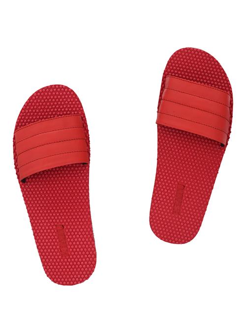 red slip on slippers - 17171960 - Standard Image - 1