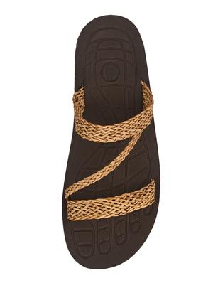 brown slip on slippers - 17171963 - Standard Image - 4