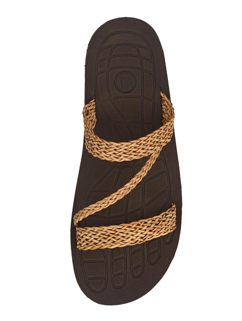 brown slip on slippers - 17171963 - Zoom Image - 4