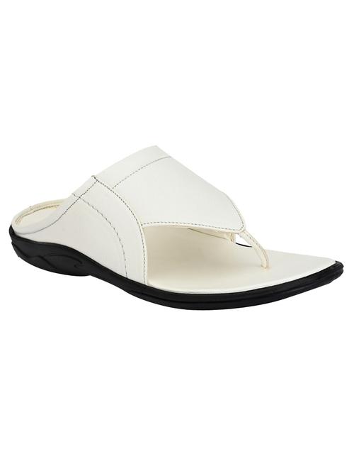 white toe separator slippers - 17171967 - Standard Image - 1