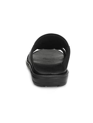black slip on sandals - 17171968 - Standard Image - 3