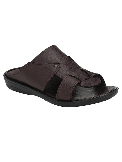 brown slip on sandals - 17171969 - Standard Image - 1