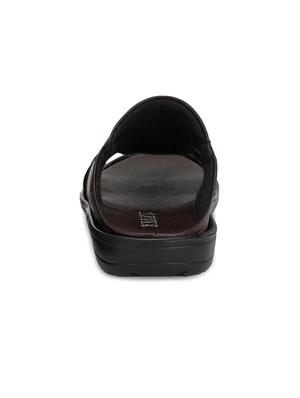 brown slip on sandals - 17171969 - Standard Image - 3