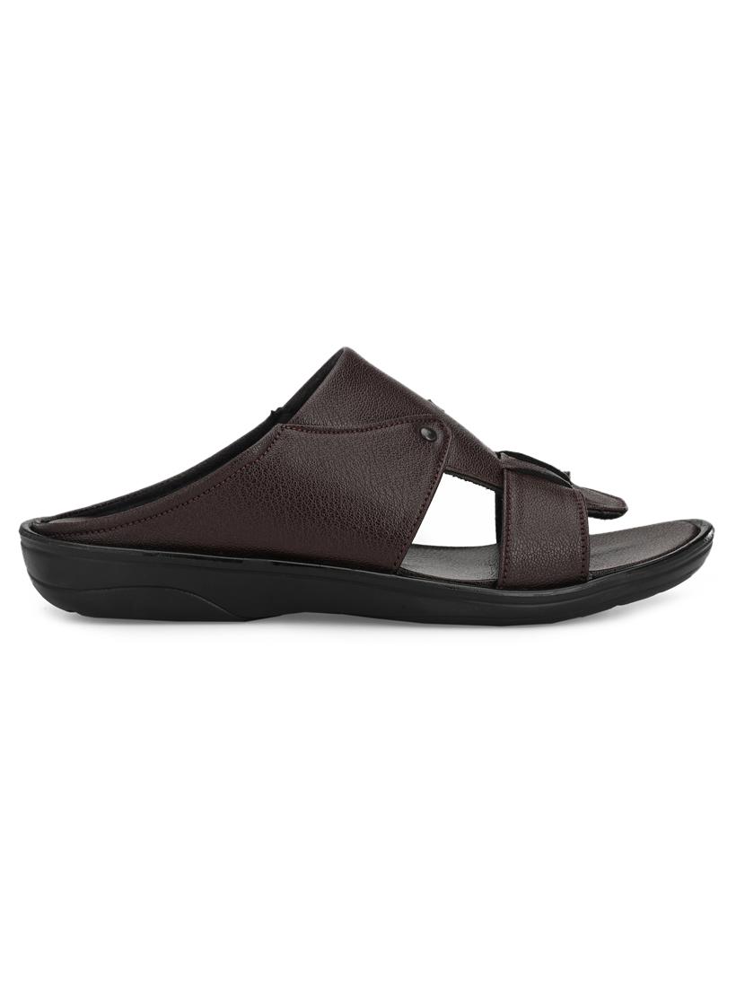 brown slip on sandals - 17171969 - Zoom Image - 2