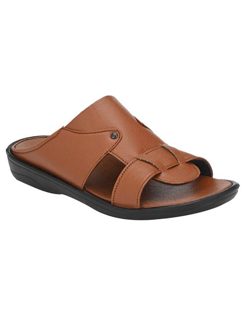 tan slip on sandals - 17171970 - Standard Image - 1