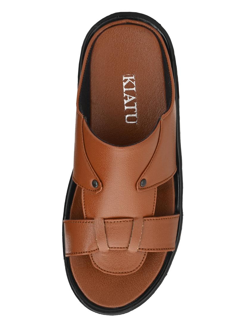 tan slip on sandals - 17171970 - Zoom Image - 4