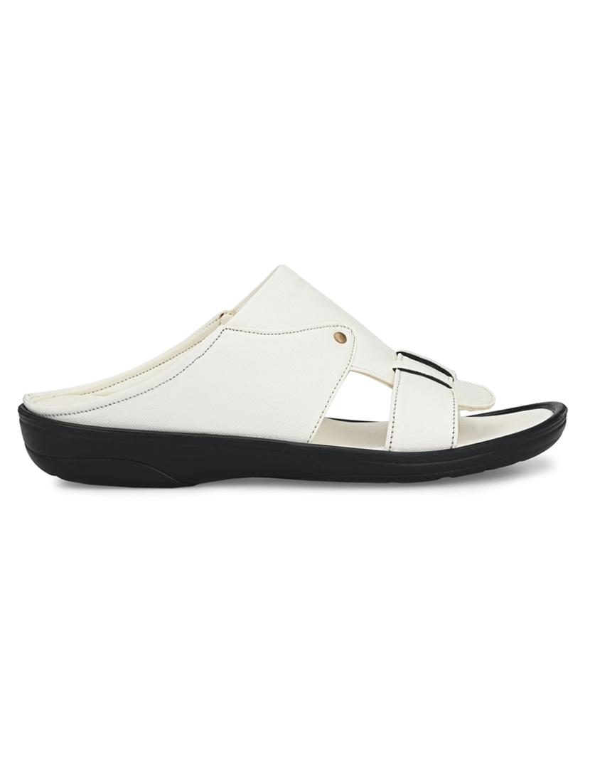 white slip on sandals - 17171971 - Zoom Image - 2
