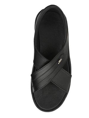 black back strap sandals - 17171972 - Standard Image - 4