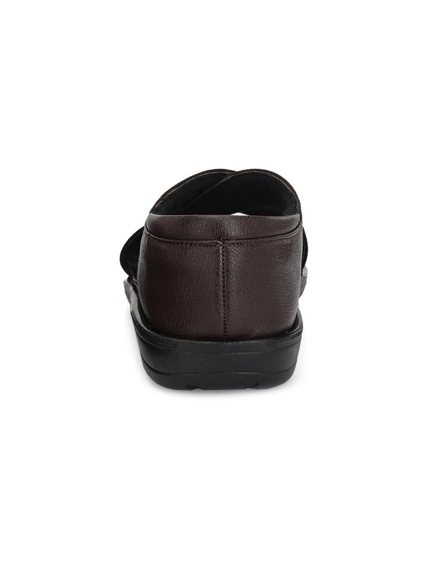 brown back strap sandals - 17171973 - Zoom Image - 3