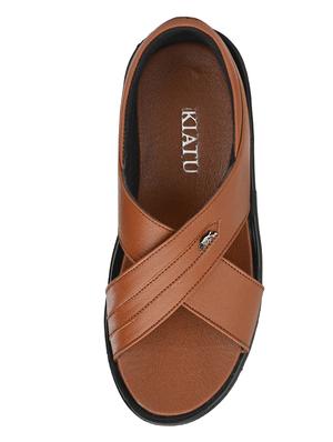 tan back strap sandals - 17171974 - Standard Image - 4