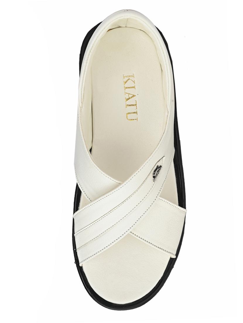 white back strap sandals - 17171975 - Zoom Image - 4