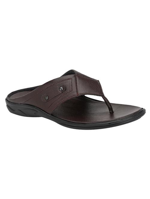 brown toe separator slippers - 17171977 - Standard Image - 1