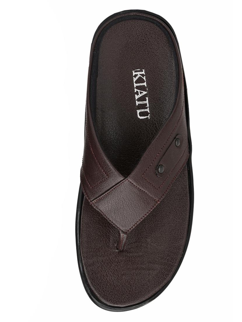brown toe separator slippers - 17171977 - Zoom Image - 4