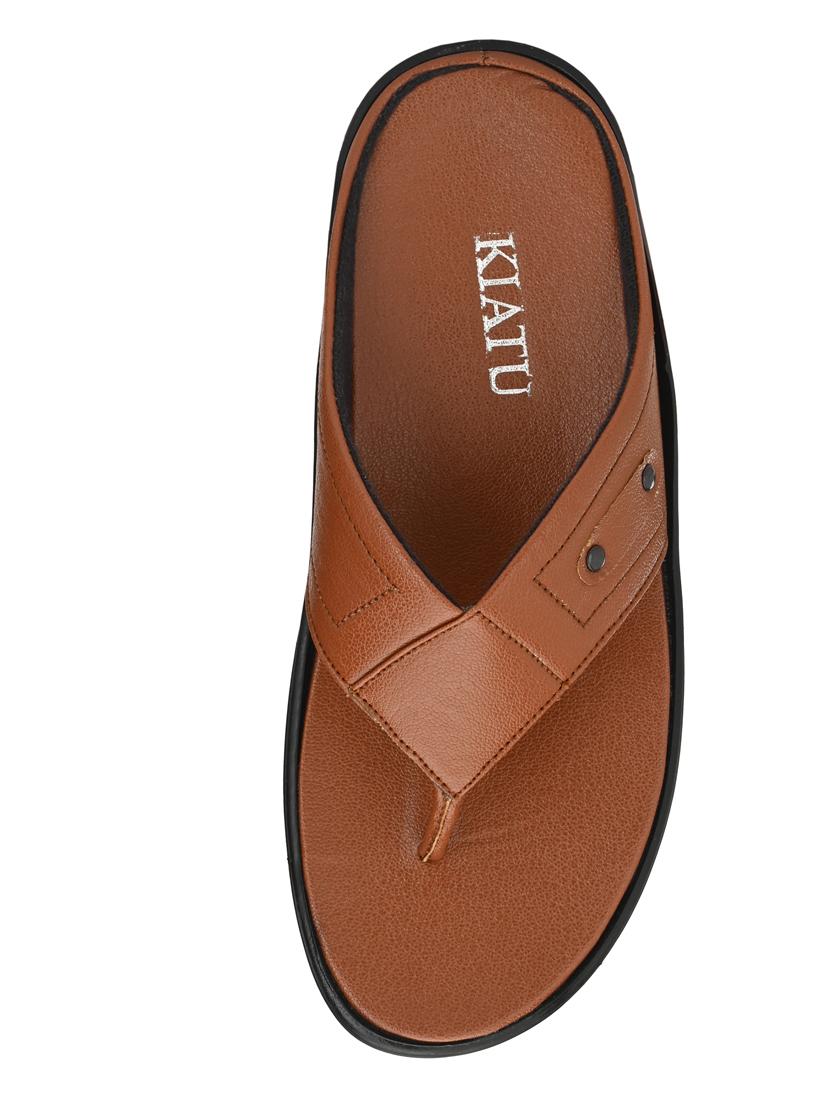 tan toe separator slippers - 17171978 - Zoom Image - 4