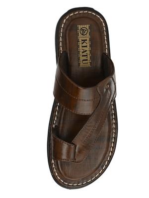 brown slip on slippers - 17171982 - Standard Image - 4