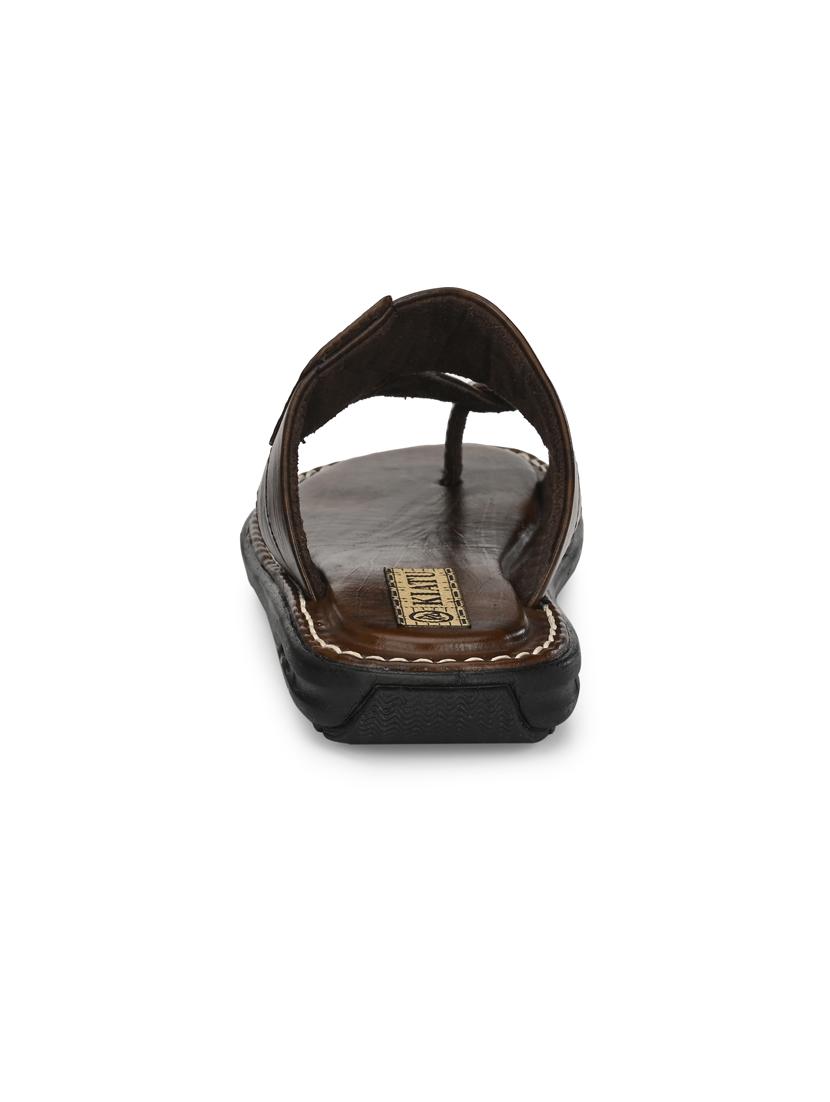 brown slip on slippers - 17171982 - Zoom Image - 3