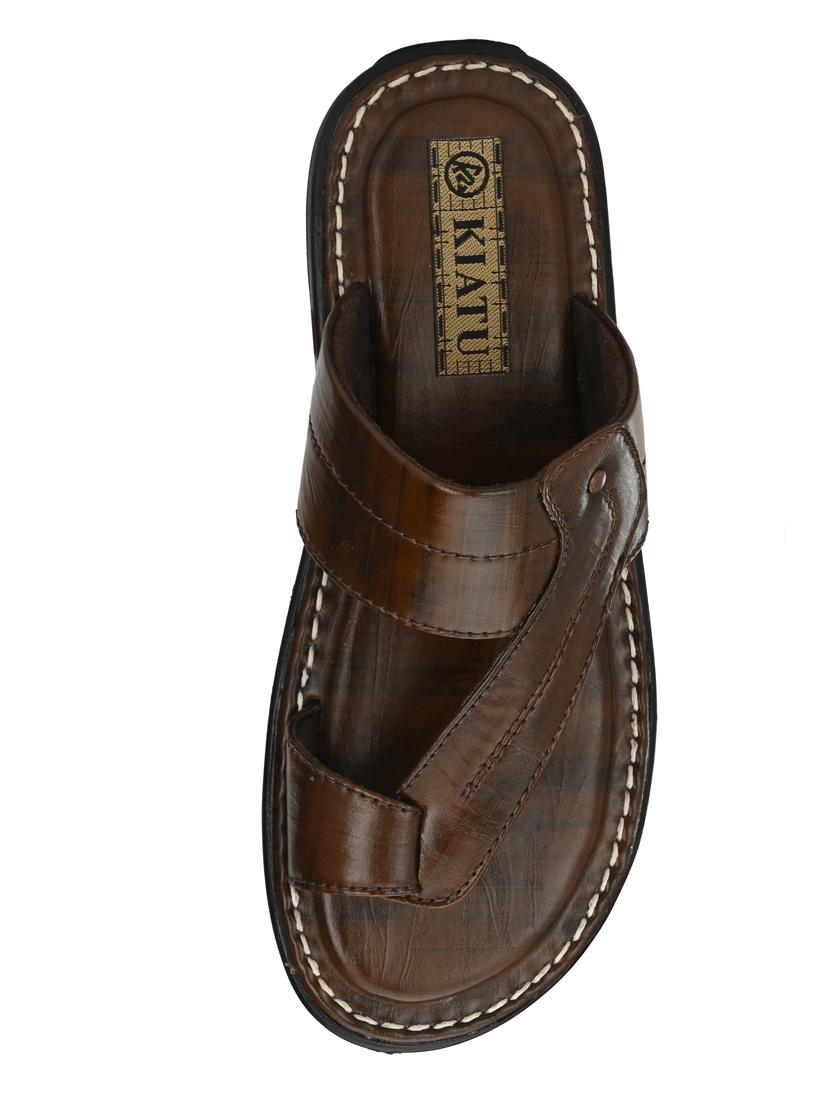 brown slip on slippers - 17171982 - Zoom Image - 4