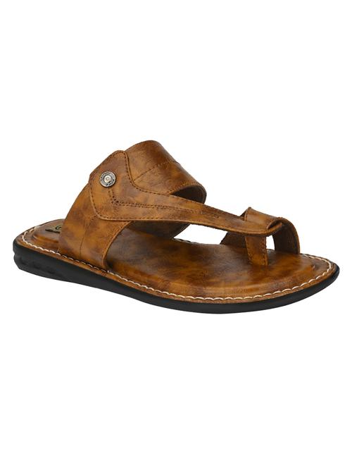 tan slip on slippers - 17171983 - Standard Image - 1