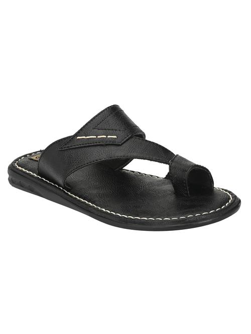 black slip on slippers - 17171984 - Standard Image - 1
