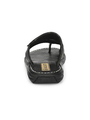 black slip on slippers - 17171984 - Standard Image - 3