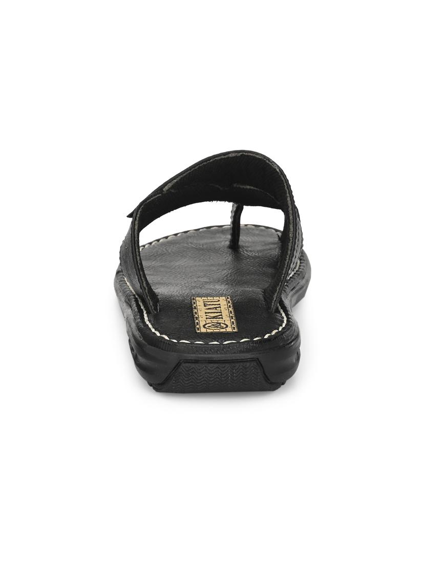 black slip on slippers - 17171984 - Zoom Image - 3