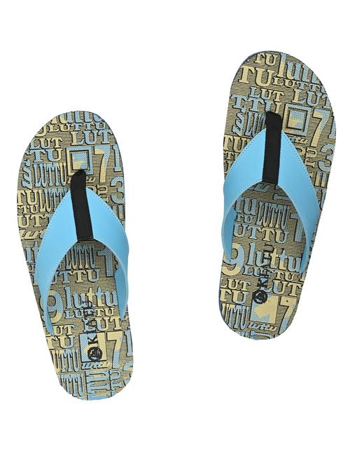 light blue toe separator slippers - 17172000 - Standard Image - 1